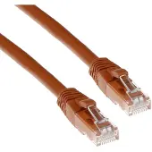ACT IB2220, 20 m, Cat6a, U/UTP (UTP), RJ-45, RJ-45, Braun