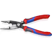 Knipex Elektro-Installationszange Länge 200mm schwarz atramentiert Kopf poliert mit Öffnungsfeder - 13 92 200