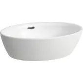 Laufen PRO B Waschtisch-Schale, ohne Hahnloch, mit Überlauf, 520x390mm, H8129644001091, Farbe: Weiß mit LCC