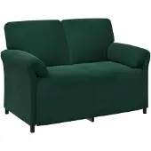 vidaXL Sofa Set 2 stk. Dunkelgrün Samt