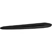Laufen ILBAGNOALESSI Ablage, mit Handtuchschlitz, 630x175x50mm, H8709727160001, Farbe: Schwarz Matt