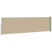 vidaXL Ausziehbare Seitenmarkise Rechteckig 117 x 500 cm Polyester