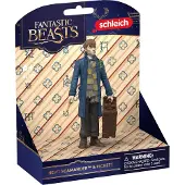 Schleich Spielfigur "HARRY POTTER, Newt Scamander & Pickett (42743)", blau (bunt), Spielfiguren, KinderB:6,5cm H:11cm T:4,3cm, Kunststoff, Spielfigur, B:6,5cm H:11cm T:4,3cm