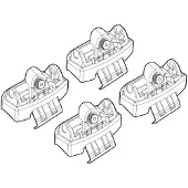 Nordrive Dachträgerfuß N21169 Fahrzeugdach für TOYOTA AYGO (PAB4, KGB4)