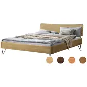 Hasena Lounge Designbett Locarno Wildeiche natur 180x200