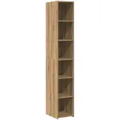 Syfax Highboard Artisan-Eiche 30 x 41 x 185 cm Holzwerkstoff