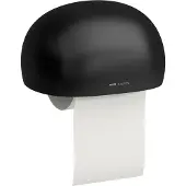 Laufen ILBAGNOALESSI Papierrollenhalter, aus Keramik, 185x150x110mm, H8709707160001, Farbe: Schwarz Matt