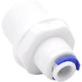 OEM Aquarium-Pijpverbindingen, 1/4", BSP-M42, Y-Form, Rot, PVC.