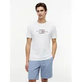 Tommy Hilfiger T-Shirt "SCRIPT FLAG REGULAR TEE" aus Jersey mit Flag-Grafik