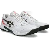 Asics für Herren. 1041A547 Sneaker GEL-Dedicate 9 Clay weiß (46.5), Stoff, Wohnung, Schnürsenkel, Lässig, Sportlich