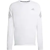 Adidas Laufshirt PERFORMANCE "ADI365 ICONIC/// RUNNING LONGSLEEVE", Herren, Gr. XL, weiß, Obermaterial: 100% Polyester, Rundhals, Shirts Laufshirt, für Erwachsene geeignet