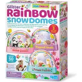 4M Bastelset für kreative Projekte: Regenbogen-Glitterbollen enthalten