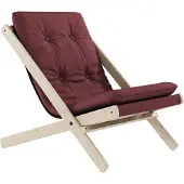 Karup Klappstuhl DESIGN "Boogie", rot (bordeaux, natur), Stühle, Klappstuhl, Bezugsqualität 1