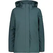 CMP Damen wasserdichte Kapuzenjacke mit Reißverschluss
