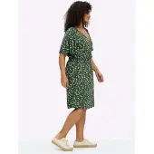 Sheego Sommerkleid "Jersey-Kleid" Eingrifftaschen