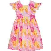 DANAMADE Sommerkleid "Dresses DRUBY", Mädchen, Gr. 122, orange, Obermaterial: 100% Baumwolle. Futter: 100% Baumwolle, Kleider Sommerkleid