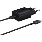 Samsung USB-C Schnellladegerät 25W mit USB-C Ladekabel 1,2m - Schwarz