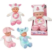 Toi Toys Babypuppe weiche Kuschelpuppe Tierkostüm 31 cm Spielzeug