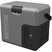 Arkas ET18 Carbon Kühlbox Kühlschrank Gefrierbox Mini tragbare Elektrische Kühlbox mit Kompressor 12/24V DC für Auto, LKW, Boot
