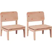 vidaXL Gartenstühle 2 Stk. 60x52,5x72 cm Massivholz Douglasie