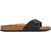 Birkenstock Damen Madrid Synthetik Leo Black Narrow-Schuhgröße 39