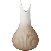 Goebel Dekovase "Vase Studio 8 Raindrop Powder 15 cm beige", beige, B:8cm H:15cm T:8cm Ø:11cm, Vasen, Dekovase, Abwischbar