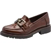 Jana Damenschuhe Halbschuhe Slipper Braun Freizeit