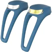Knog Frog Usb Twinpack Light Set Silber 40 / 20 Lumens