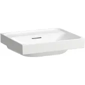 Laufen MEDA Aufsatzwaschtisch, geschliffen, 550x460mm, ohne Hahnloch, mit Überlauf, H8161127571091, Farbe: Weiß Matt