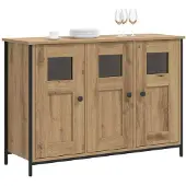 vidaXL Sideboard Artisan-Eiche 100 x 35 x 70 cm Holzwerkstoff