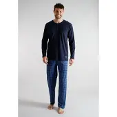 Tom Tailor Pyjama aus Baumwolle, Single Jersey Material, verschiedene Größen