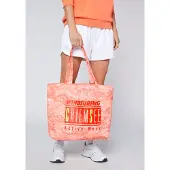Chiemsee Beuteltasche , rosa (melon), Materialmix, Taschen Beuteltasche