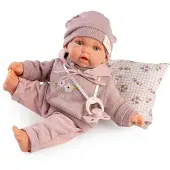 MuÑecas Antonio Juan Weiche Petit-puppe Mit Kapuzenpullover