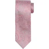 Suitable Krawatte Seide Paisley Rosa
