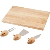 Kikkerland Chs07 Käseplatte Und Messerset