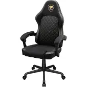 Cougar CGR-FXF-GLB, Universal-Gamingstuhl, 120 kg, Gepolsterter Sitz, Gepolsterte Rückenlehne, Schwarz, Schwarz