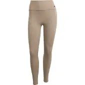 Adidas Trainingstights PERFORMANCE "OPT 7/8 L", Damen, Gr. XS, N-Gr, beige (chalky braun, normal, gr.), Obermaterial: 73% Polyester, 27% Elasthan, Hosen Trainingstights