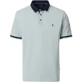 Casamoda Polo Piqu&eacute; Contrast Hellgr&uuml;n - 5XL