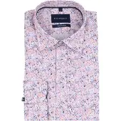Suitable Hemd Mosaic Druck Rosa