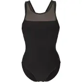 Arena - Women's Mesh Swimsuit Cross Back - Badeanzug Gr 36 schwarz
