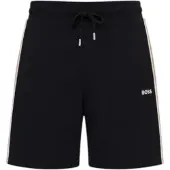 BOSS für Herren. 50566986 Schwarze Iconic-Shorts (L), Lässig, Baumwolle
