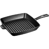 Staub Grill Pans American Grill 26 cm, Gusseisen, Schwarz