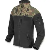 Helikon Tex Polish Infantry Fleece XXL Jacket, black/pl woodland
