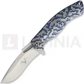 V Nives Atmosphere Framelock Taschenmesser, blue/silver