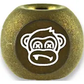 Audacious Concept Wise Monkeys Bead - Titanium - Bronzed