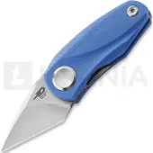 Bestech Tulip - Stonewash + Satin - G10 Taschenmesser, blau