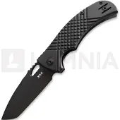MKM Knives Ciras - Black Top Shield - G10 Taschenmesser, schwarz