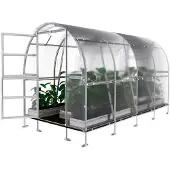 BAUMERA Gewächshaus KLASIKA SLIM 2x4m (8m2) mit 6mm Polycarbonat
