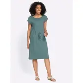 Sieh an! Jersey-Kleid in jade | Gr.: 40