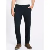 Marco Donati Thermohose , Herren, Gr. 27, Unterbauchgrößen, blau (steingrau, meliert), 98% Baumwolle, 2% Elasthan, unifarben, Hosen Thermohose